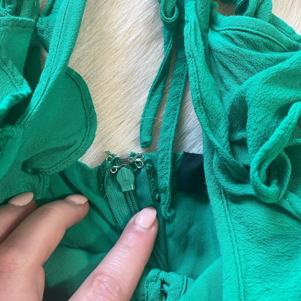 Lulus Carmela Green Ruffled Mini Dress - Picture 8 of 8